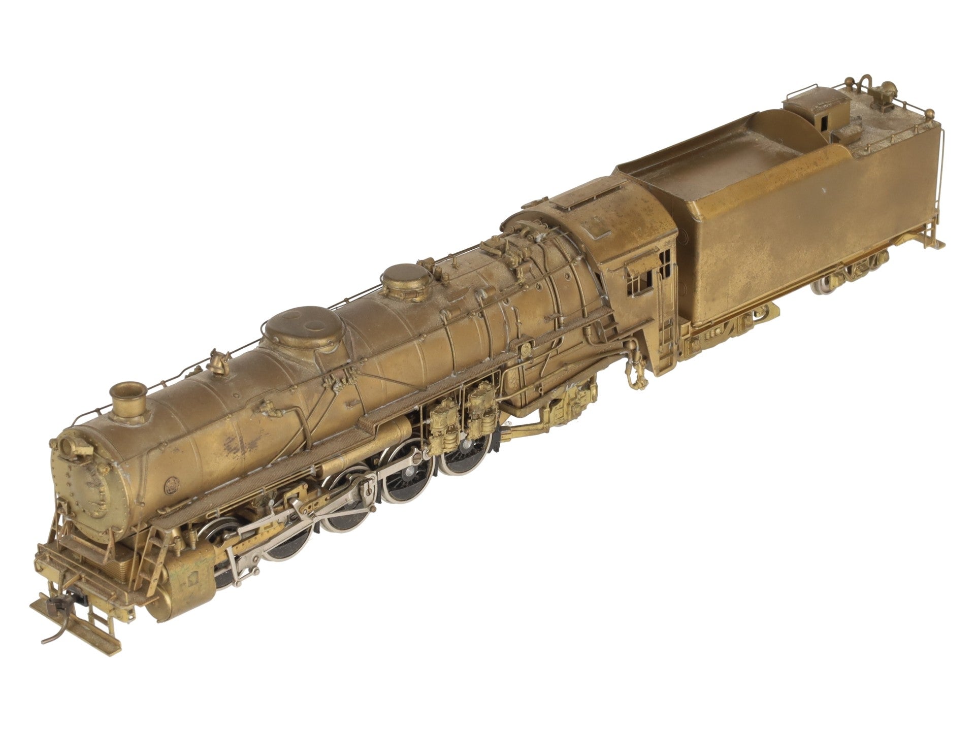 United Models HO Scale BRASS DM&IR 0-10-2 Steam Locomotive & Tender- Unpainted VG