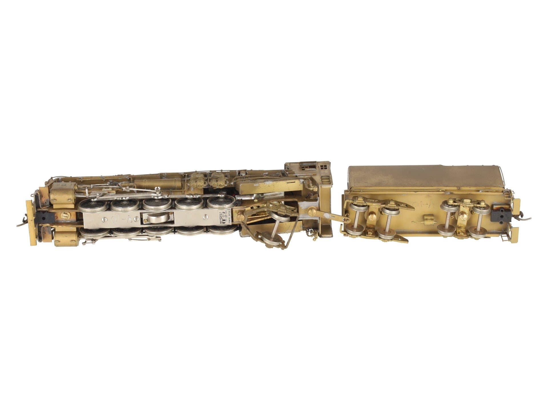 United Models HO Scale BRASS DM&IR 0-10-2 Steam Locomotive & Tender- Unpainted VG