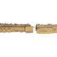 United Models HO Brass Santa Fe 2-8-4 Berkshire Steam Loco & Tender- Unpainted VG