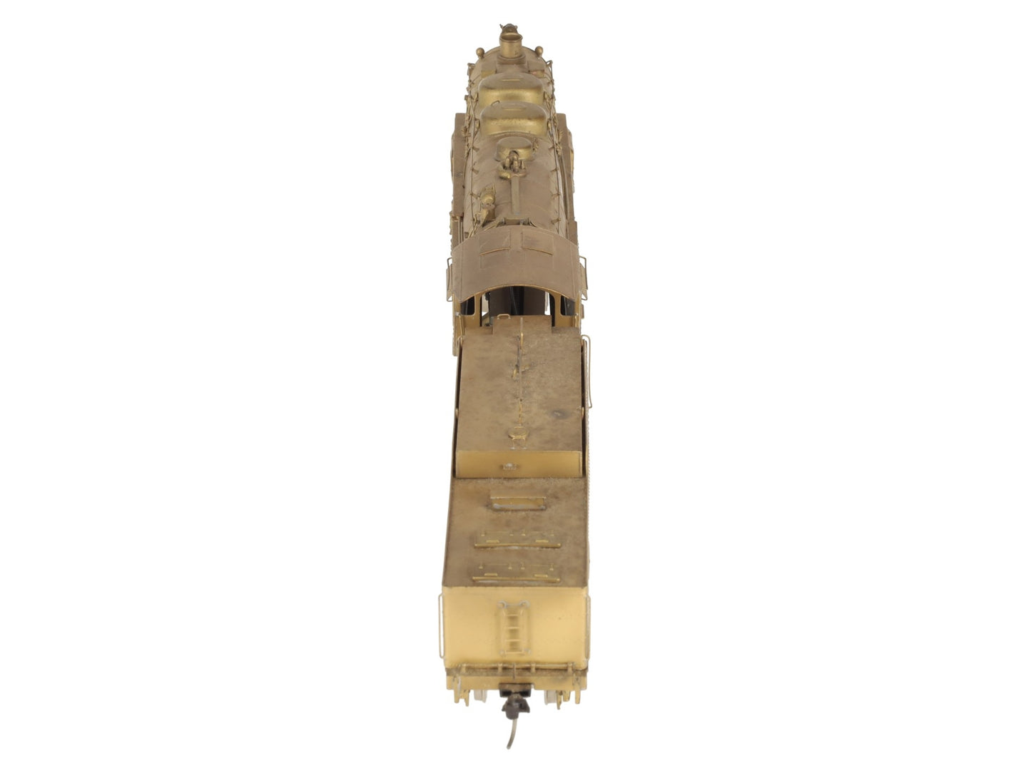 United Models HO Brass Santa Fe 2-8-4 Berkshire Steam Loco & Tender- Unpainted VG