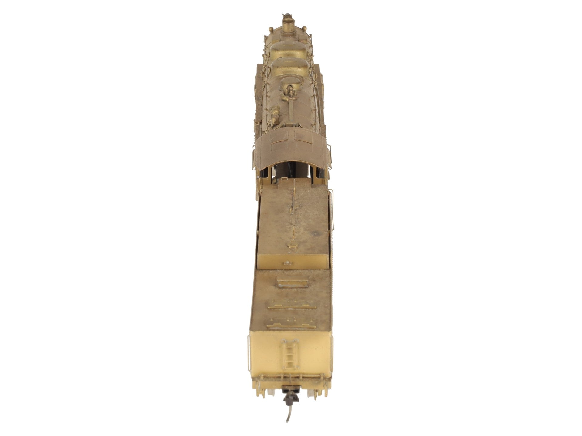 United Models HO Brass Santa Fe 2-8-4 Berkshire Steam Loco & Tender- Unpainted VG