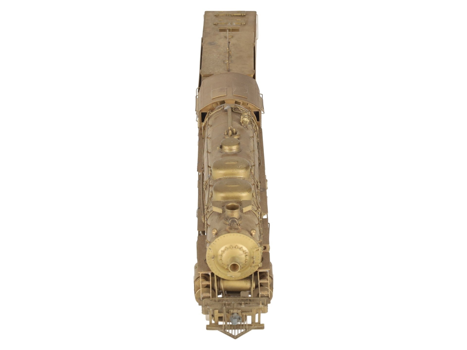 United Models HO Brass Santa Fe 2-8-4 Berkshire Steam Loco & Tender- Unpainted VG