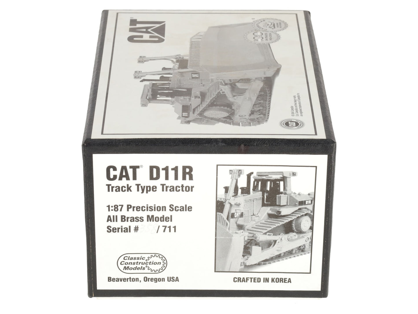 CCM 358 1:87 Scale Diecast BRASS CAT D11R Track Type Tractor NIB