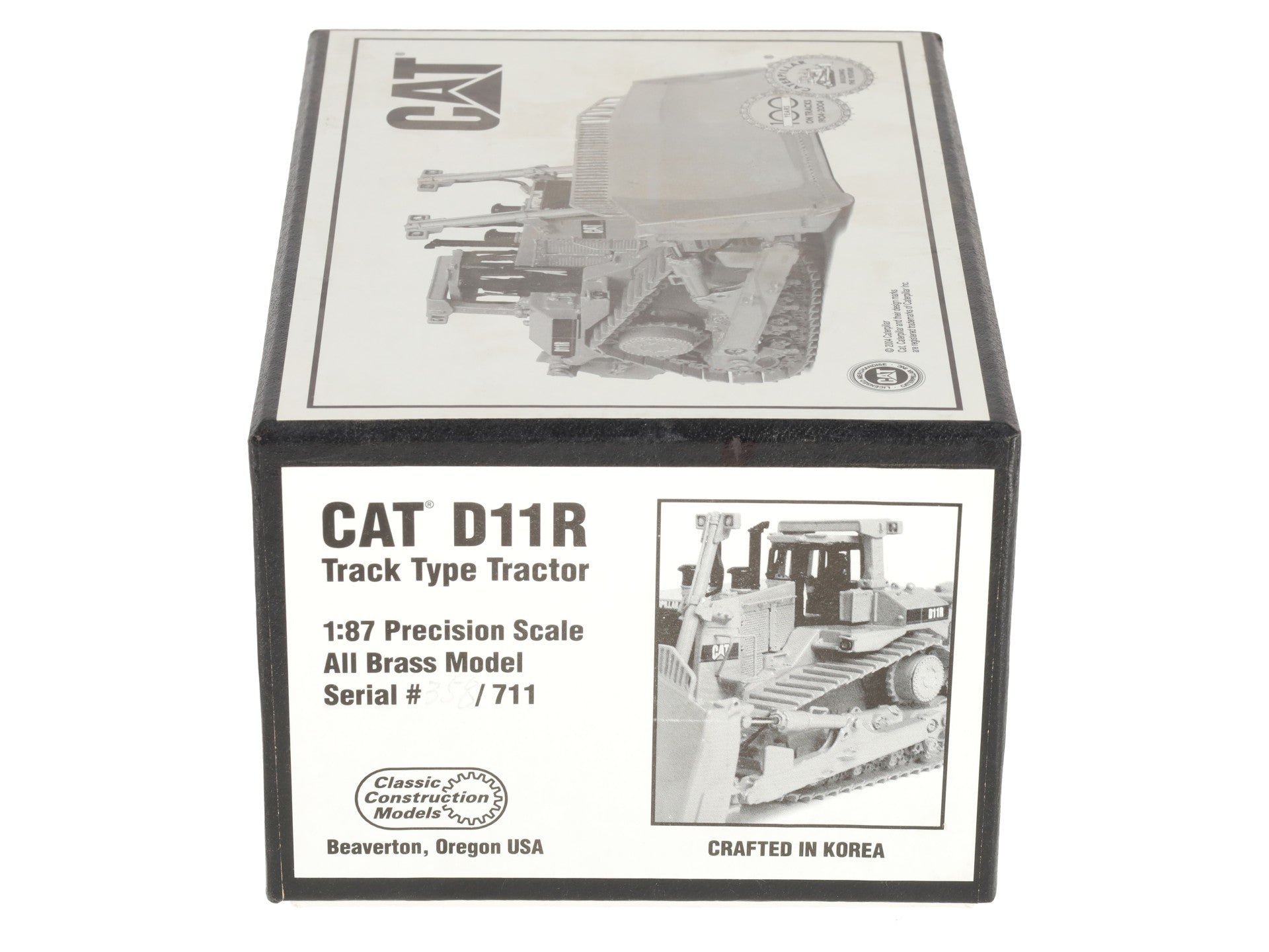 CCM 358 1:87 Scale Diecast BRASS CAT D11R Track Type Tractor NIB