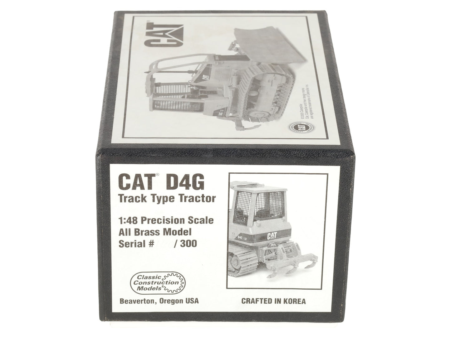 CCM 140 1:48 Scale Diecast Brass CAT Track Type Tractor NIB