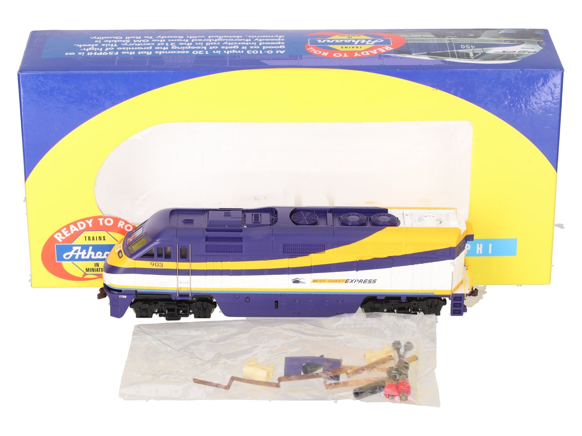 Athearn 2614 HO Scale West Coast Express Diesel Locomotive #903 EX/Box