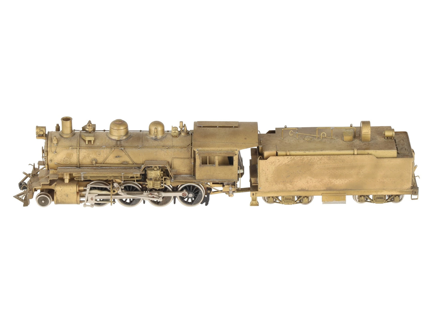 United Scale Models HO BRASS Santa Fe 2-8-0 Steam Loco & Tender - Unpainted VG