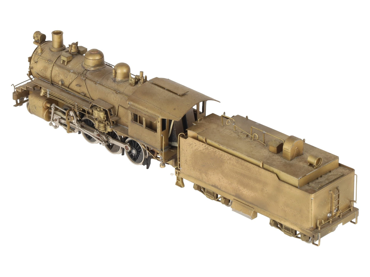 United Scale Models HO BRASS Santa Fe 2-8-0 Steam Loco & Tender - Unpainted VG