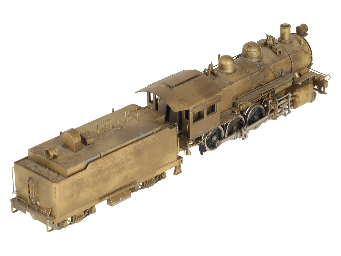 United Scale Models HO BRASS Santa Fe 2-8-0 Steam Loco & Tender - Unpainted VG