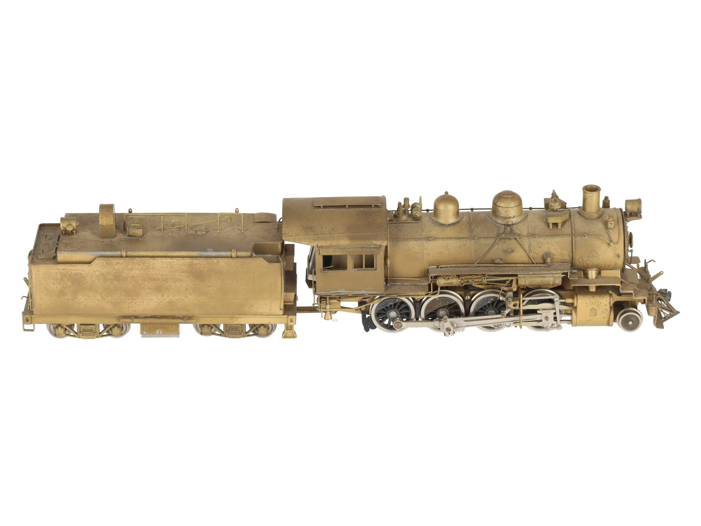 United Scale Models HO BRASS Santa Fe 2-8-0 Steam Loco & Tender - Unpainted VG