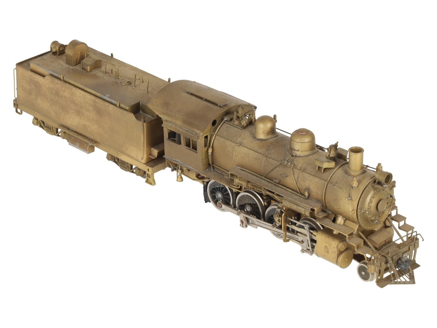 United Scale Models HO BRASS Santa Fe 2-8-0 Steam Loco & Tender - Unpainted VG