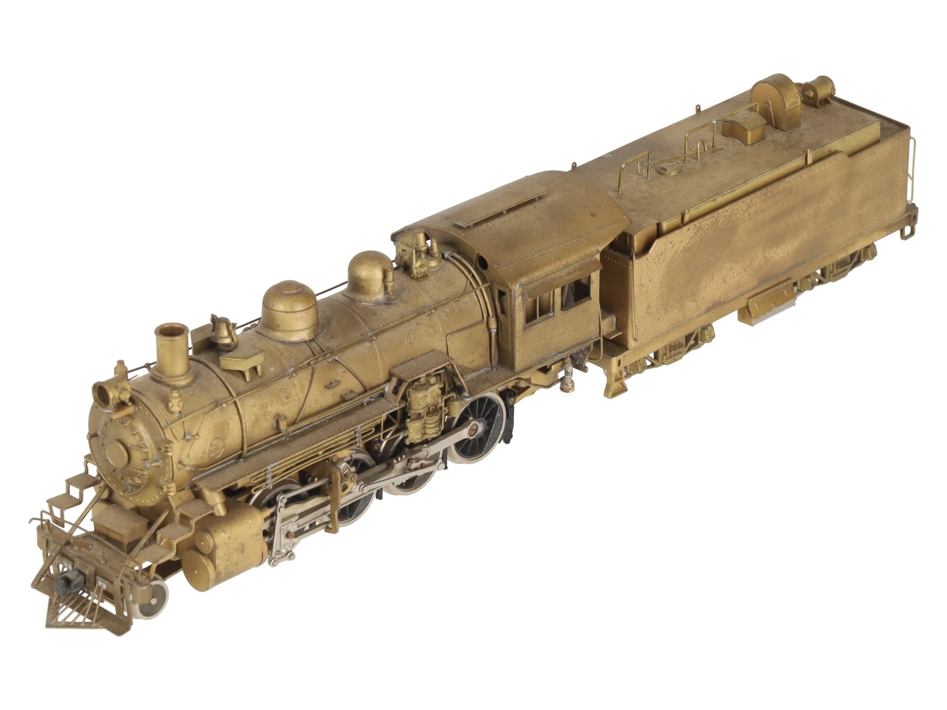 United Scale Models HO BRASS Santa Fe 2-8-0 Steam Loco & Tender - Unpainted VG