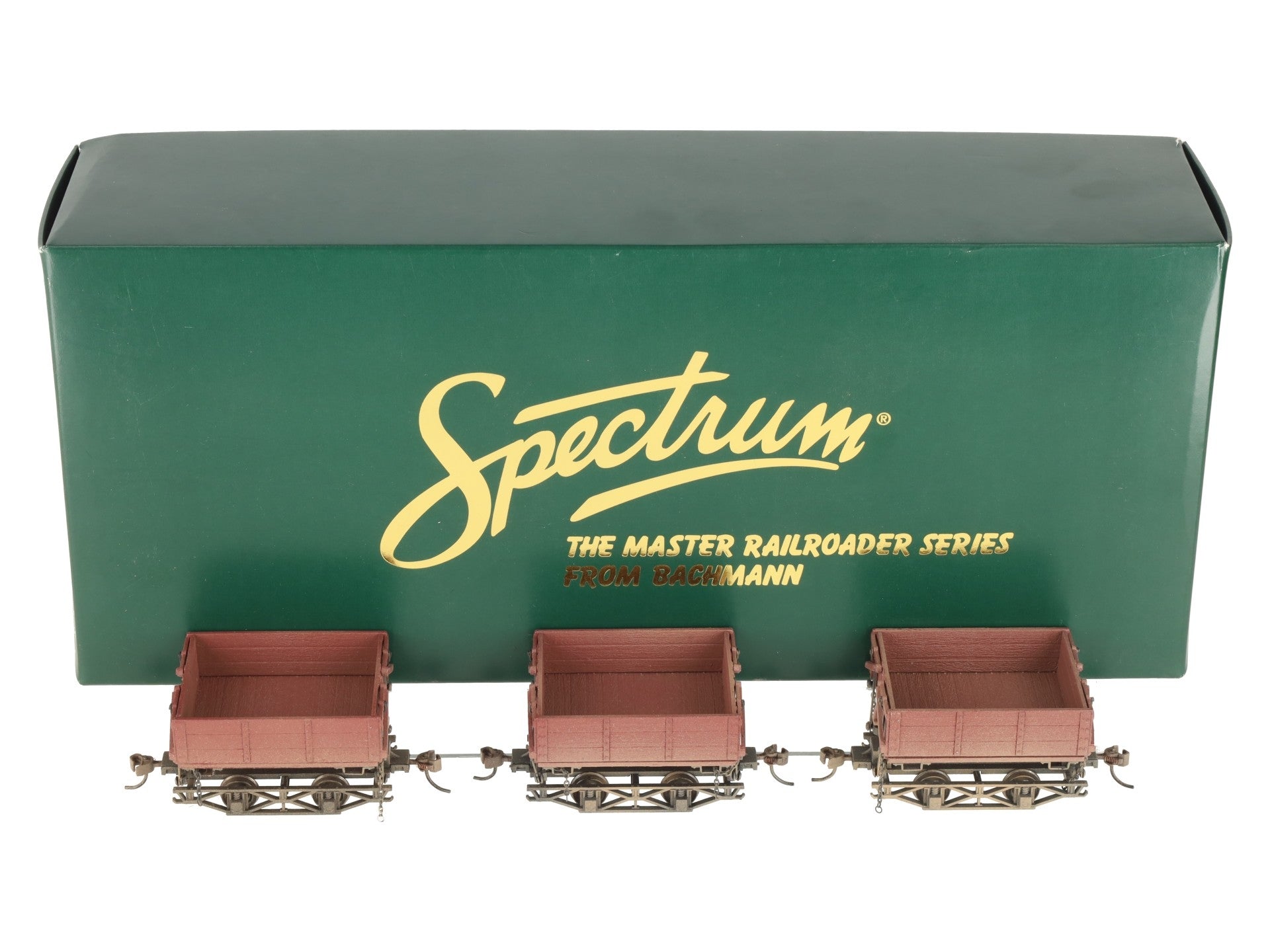 Bachmann 29801 On30 Diecast Logging and Mining Wood Side Dump Cars (Set of 3) EX/Box