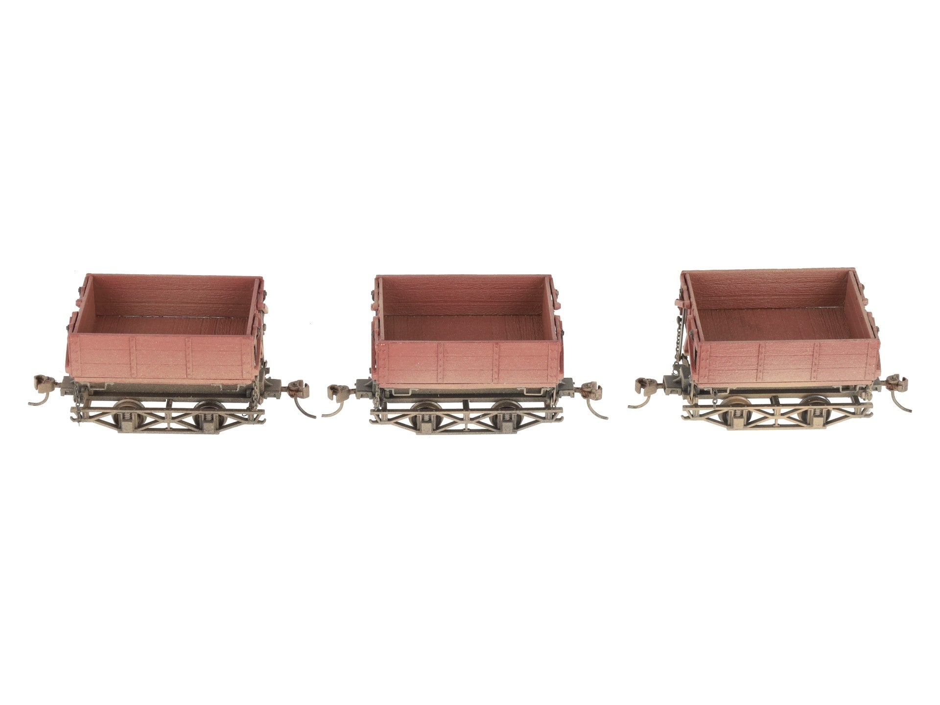 Bachmann 29801 On30 Diecast Logging and Mining Wood Side Dump Cars (Set of 3) EX/Box