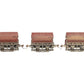 Bachmann 29801 On30 Diecast Logging and Mining Wood Side Dump Cars (Set of 3) EX/Box