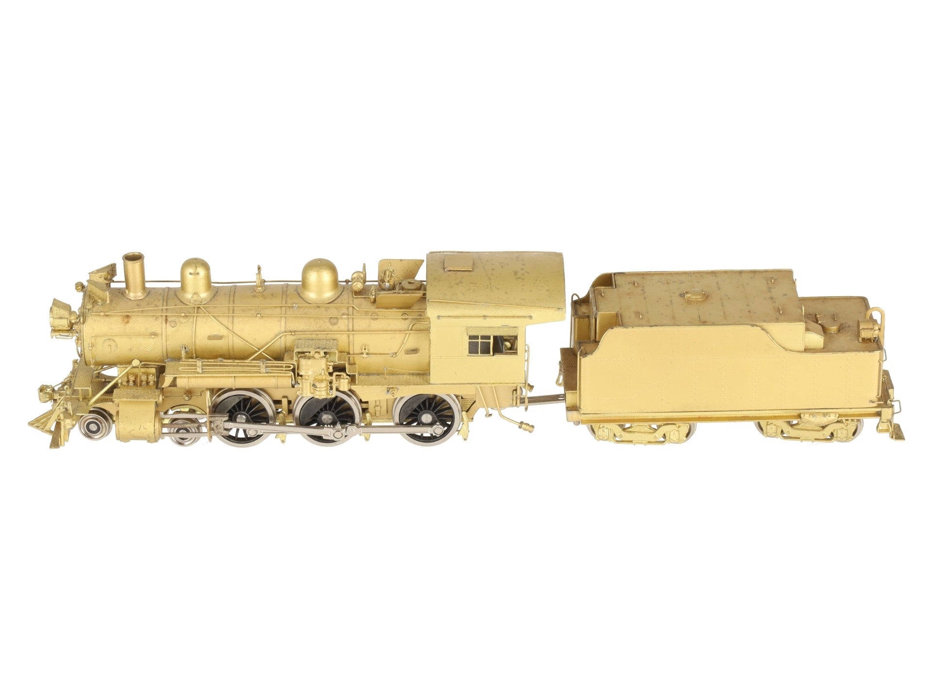 PFM HO Scale BRASS Northern Pacific S-4 4-6-0 Steam Loco & Tender- Unpainted VG