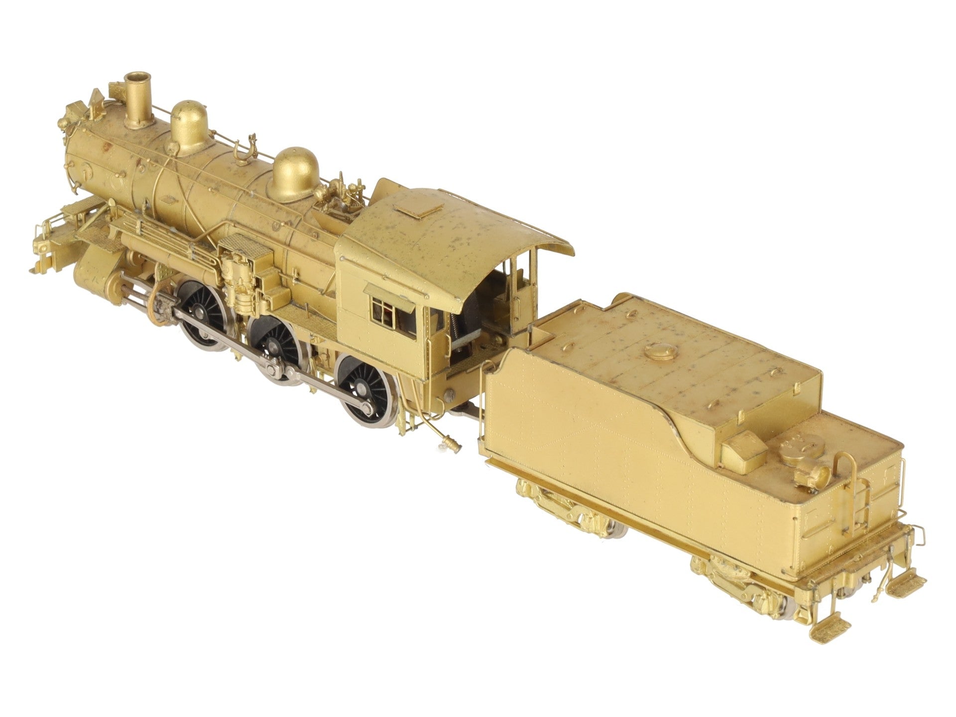 PFM HO Scale BRASS Northern Pacific S-4 4-6-0 Steam Loco & Tender- Unpainted VG