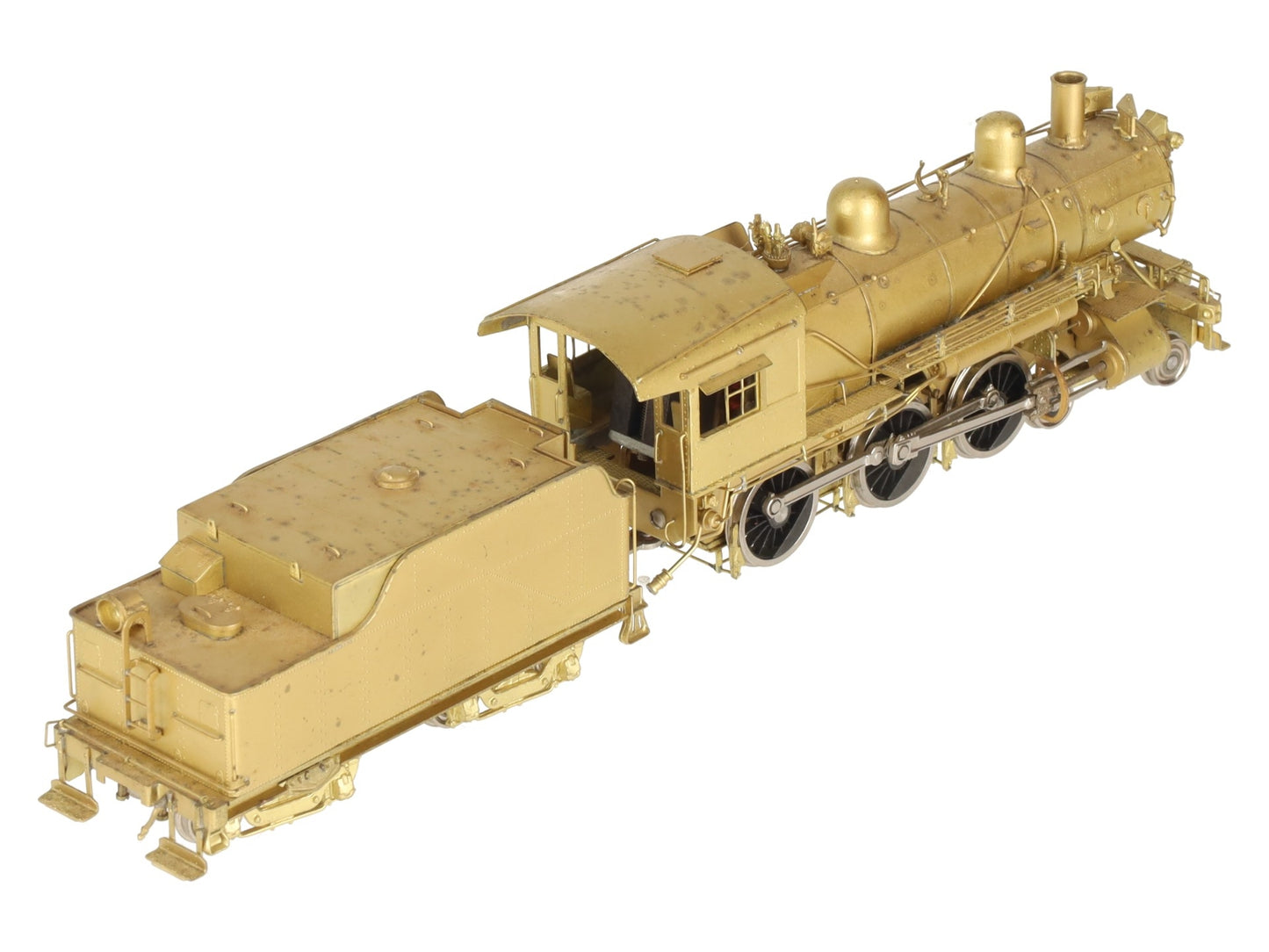 PFM HO Scale BRASS Northern Pacific S-4 4-6-0 Steam Loco & Tender- Unpainted VG