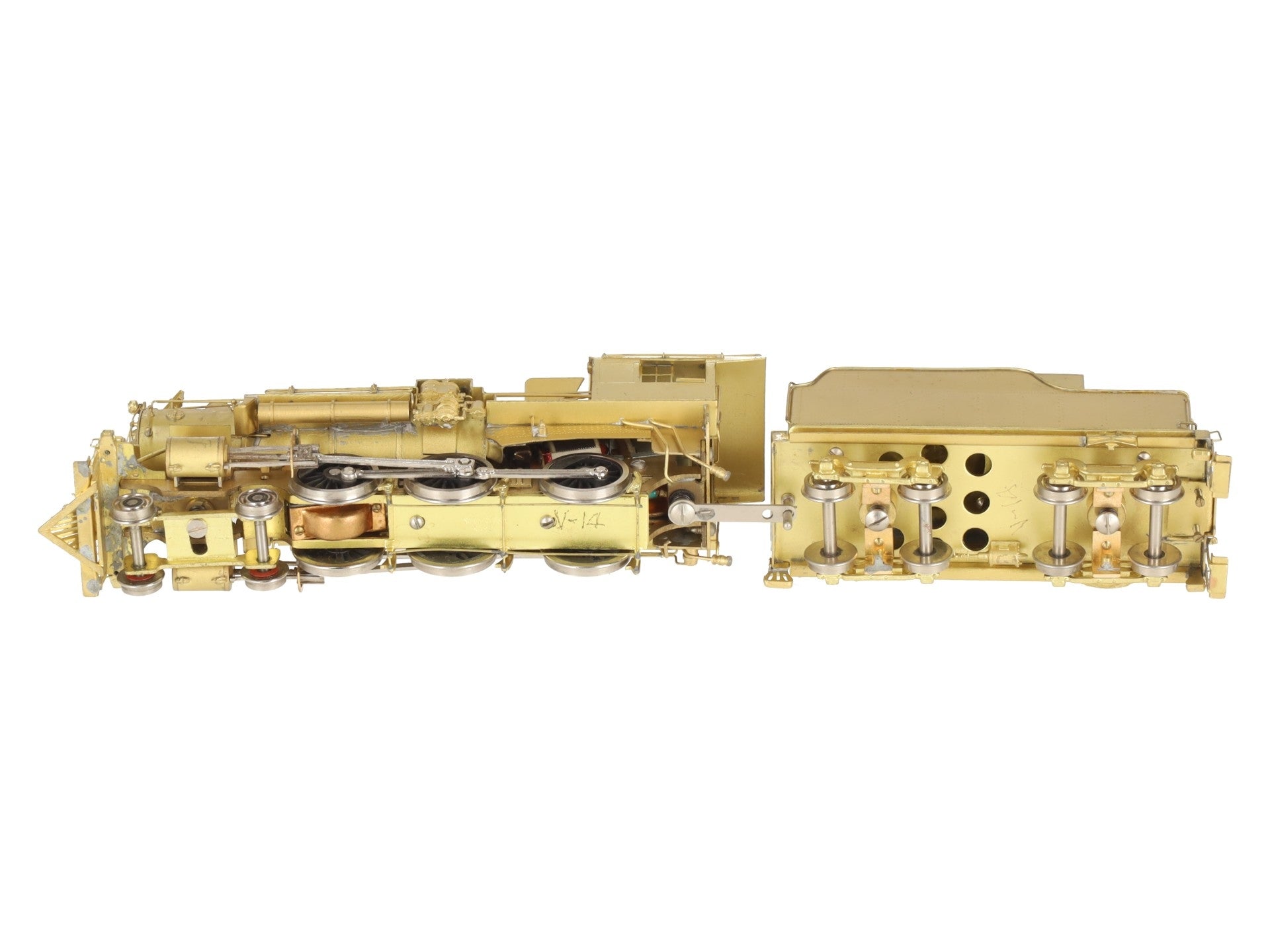 PFM HO Scale BRASS Northern Pacific S-4 4-6-0 Steam Loco & Tender- Unpainted VG