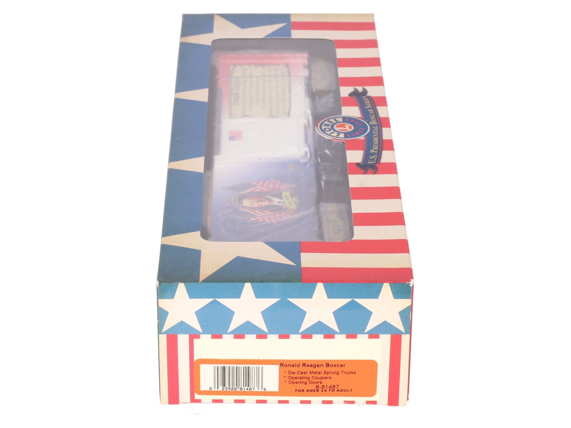 Lionel 6-81487 O Gauge USA Presidents Ronald Reagan Boxcar LN/Box