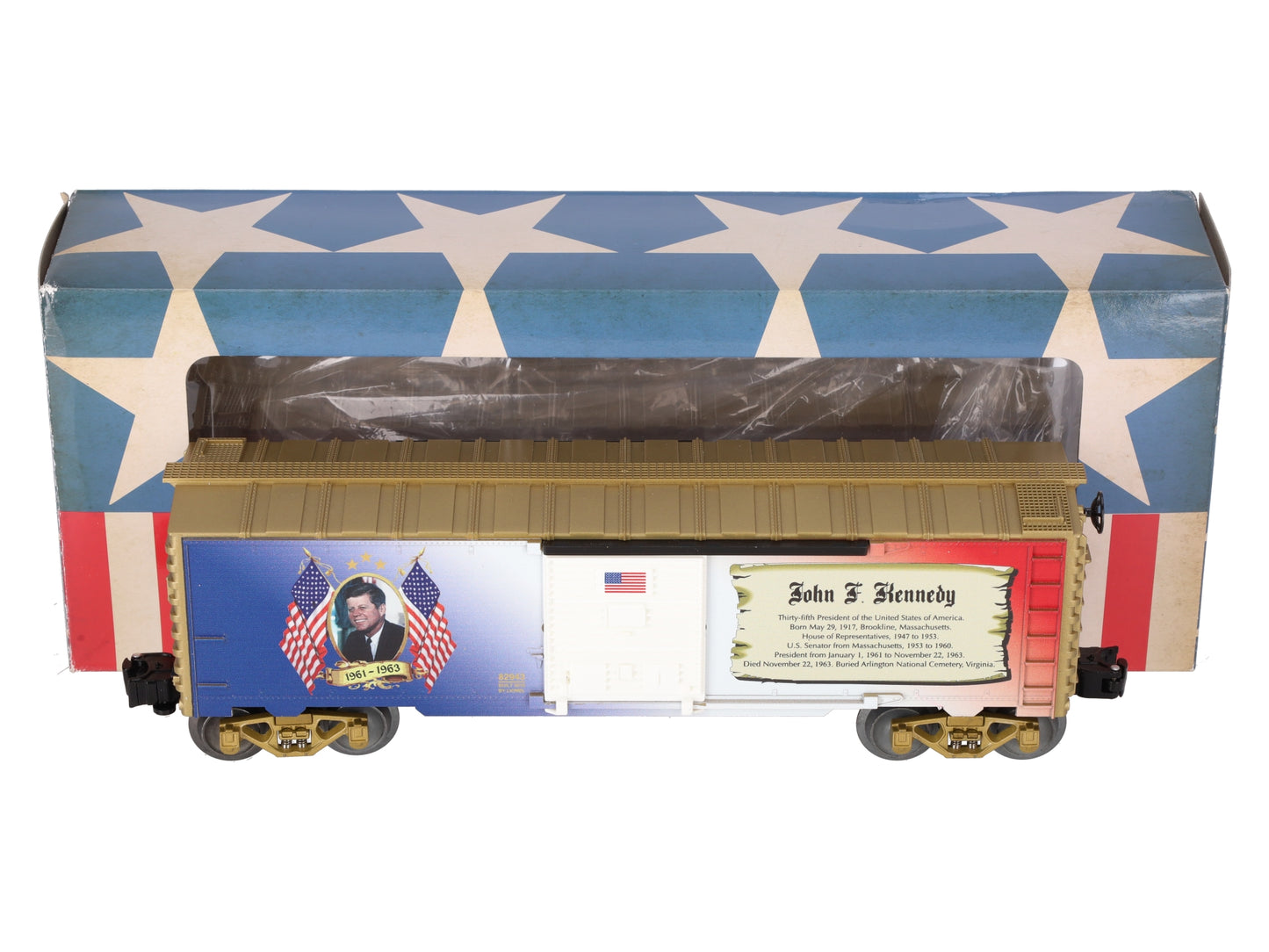 Lionel 6-82943 O John F. Kennedy USA Presidential Boxcar          LN/Box