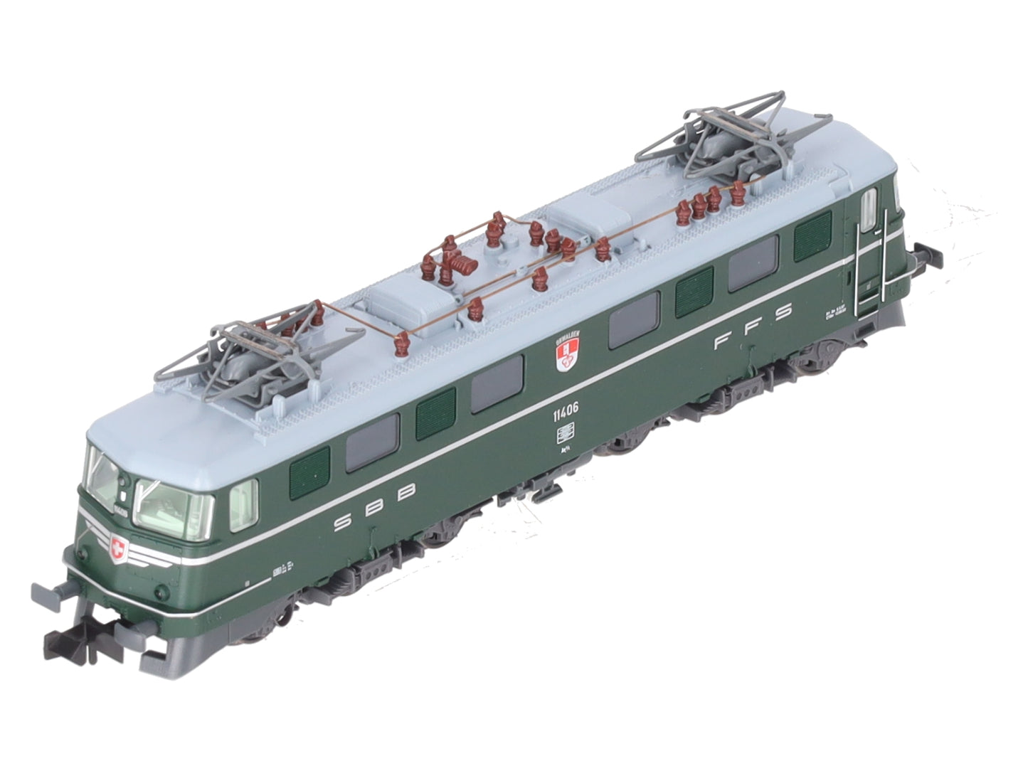 Fleischmann 737204 N Scale Swiss Federal Railways 6/6 Electric Locomotive w/DCC EX/Box