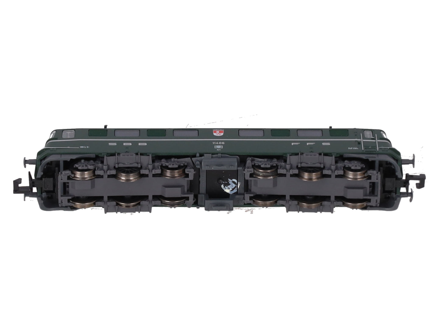 Fleischmann 737204 N Scale Swiss Federal Railways 6/6 Electric Locomotive w/DCC EX/Box
