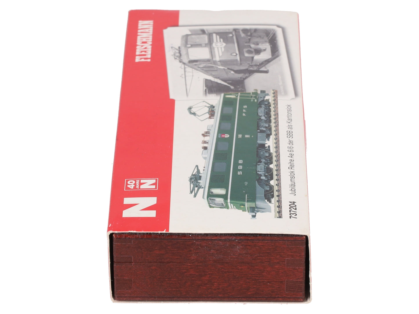 Fleischmann 737204 N Scale Swiss Federal Railways 6/6 Electric Locomotive w/DCC EX/Box
