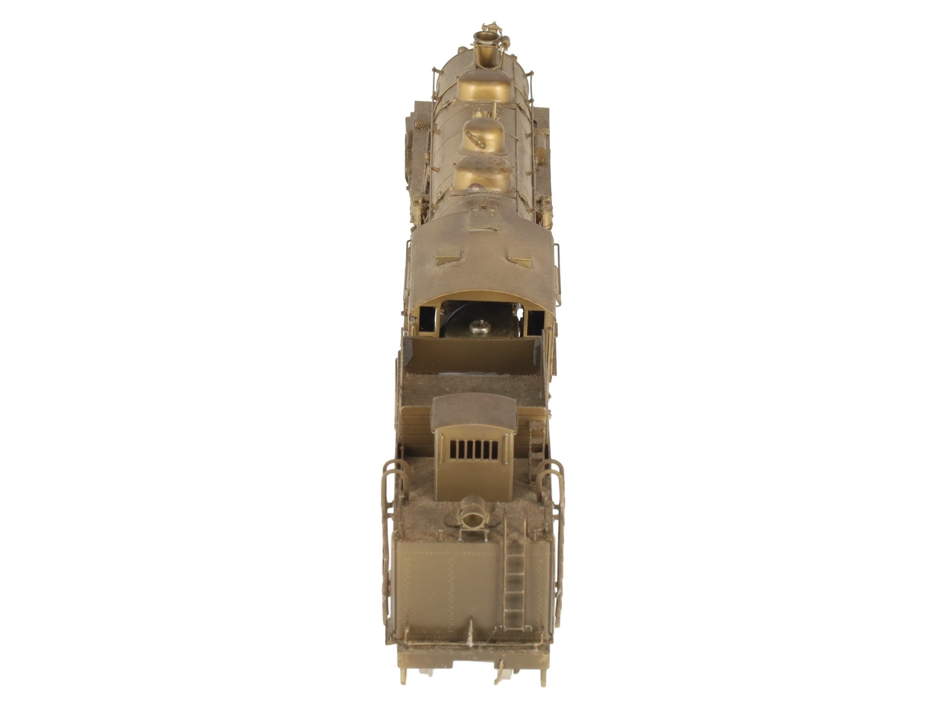 United Models HO Brass Denver & Salt Lake 2-6-6-0 Steam Loco & Tender- Unpainted VG