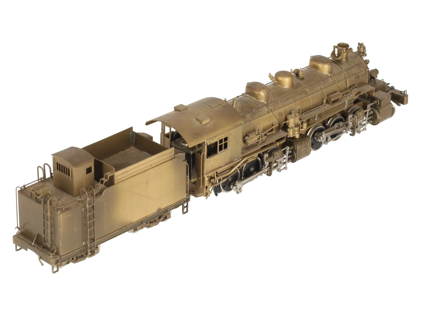 United Models HO Brass Denver & Salt Lake 2-6-6-0 Steam Loco & Tender- Unpainted VG