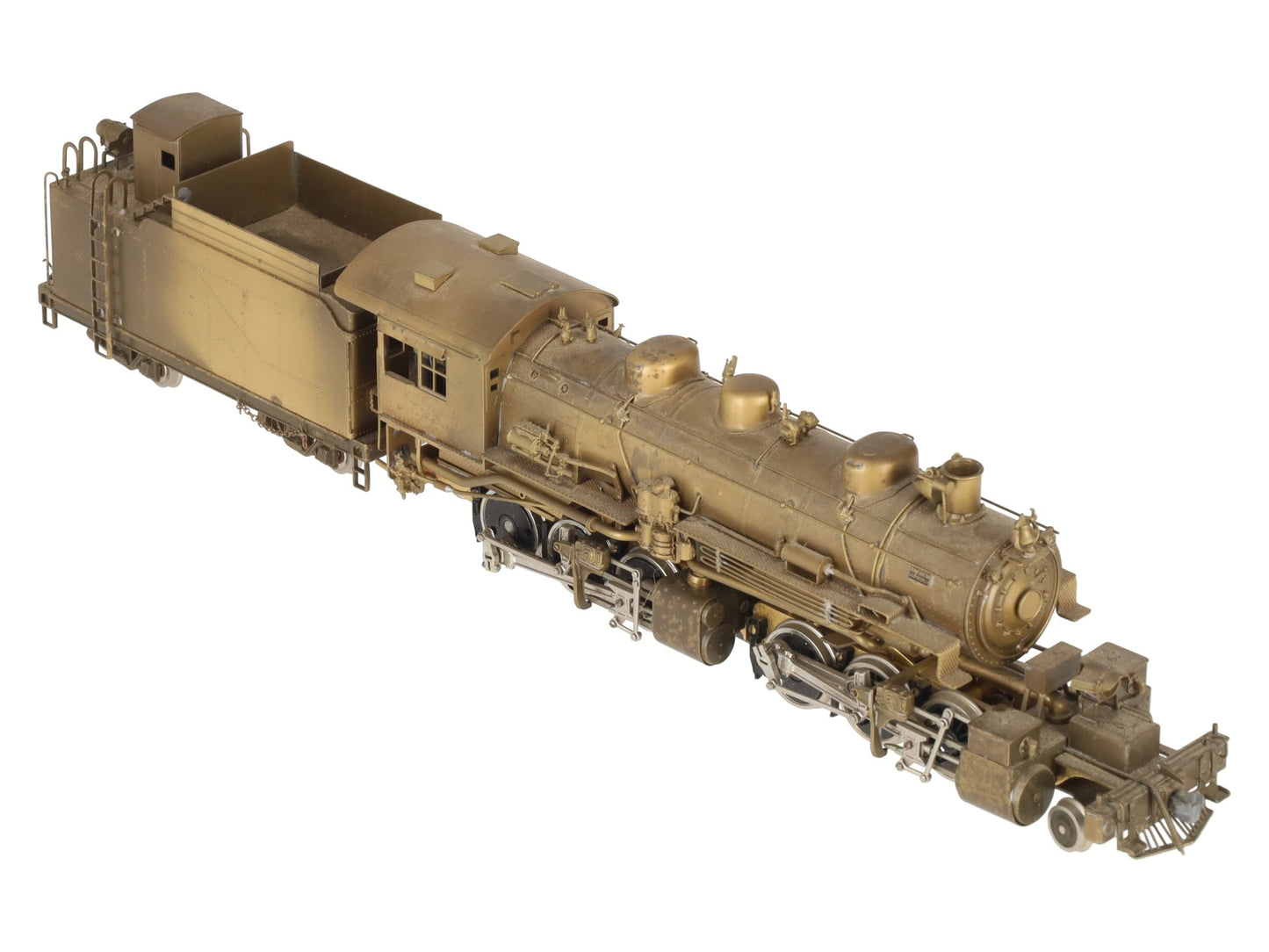 United Models HO Brass Denver & Salt Lake 2-6-6-0 Steam Loco & Tender- Unpainted VG