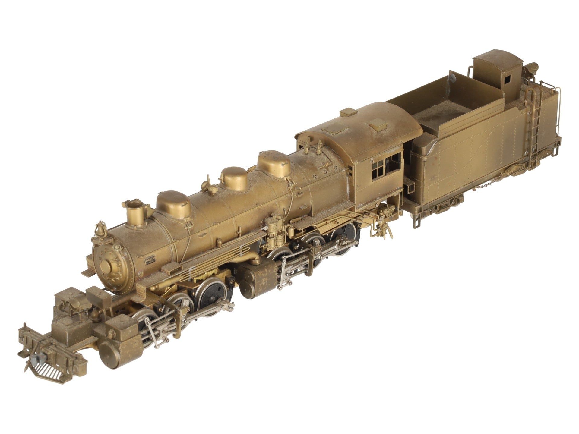 United Models HO Brass Denver & Salt Lake 2-6-6-0 Steam Loco & Tender- Unpainted VG