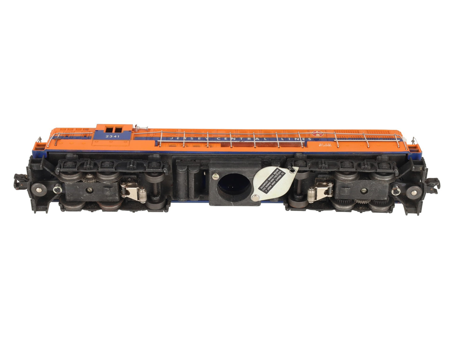 Lionel 2341 Vintage O Jersey Central Trainmaster Diesel Locomotive-Glossy Orange VG/Box