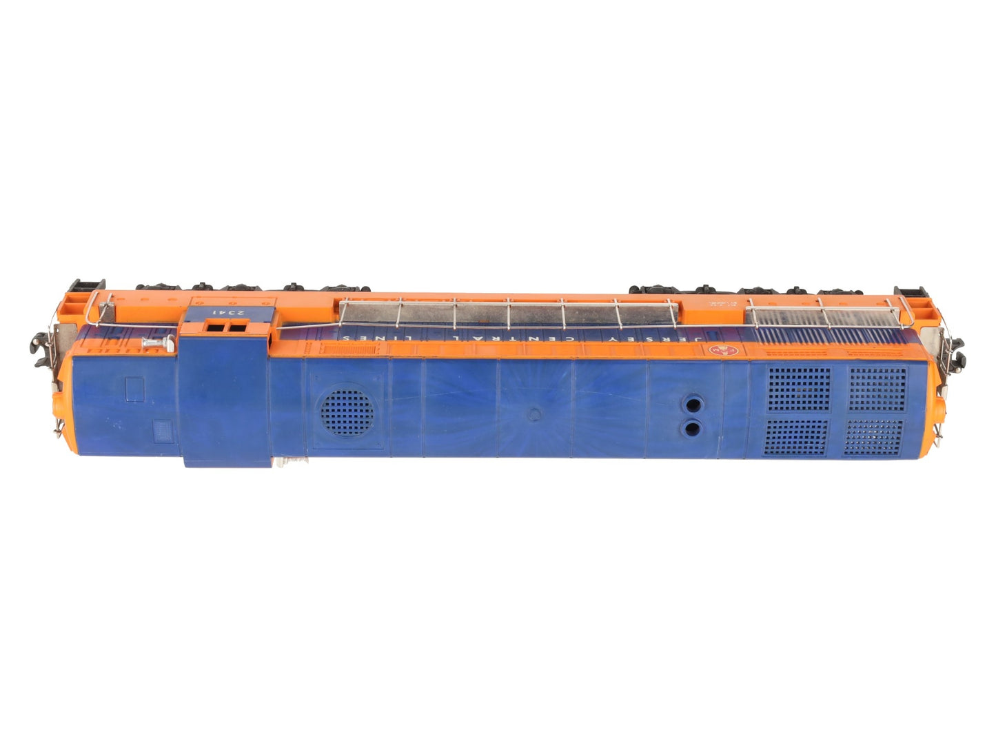 Lionel 2341 Vintage O Jersey Central Trainmaster Diesel Locomotive-Glossy Orange VG/Box