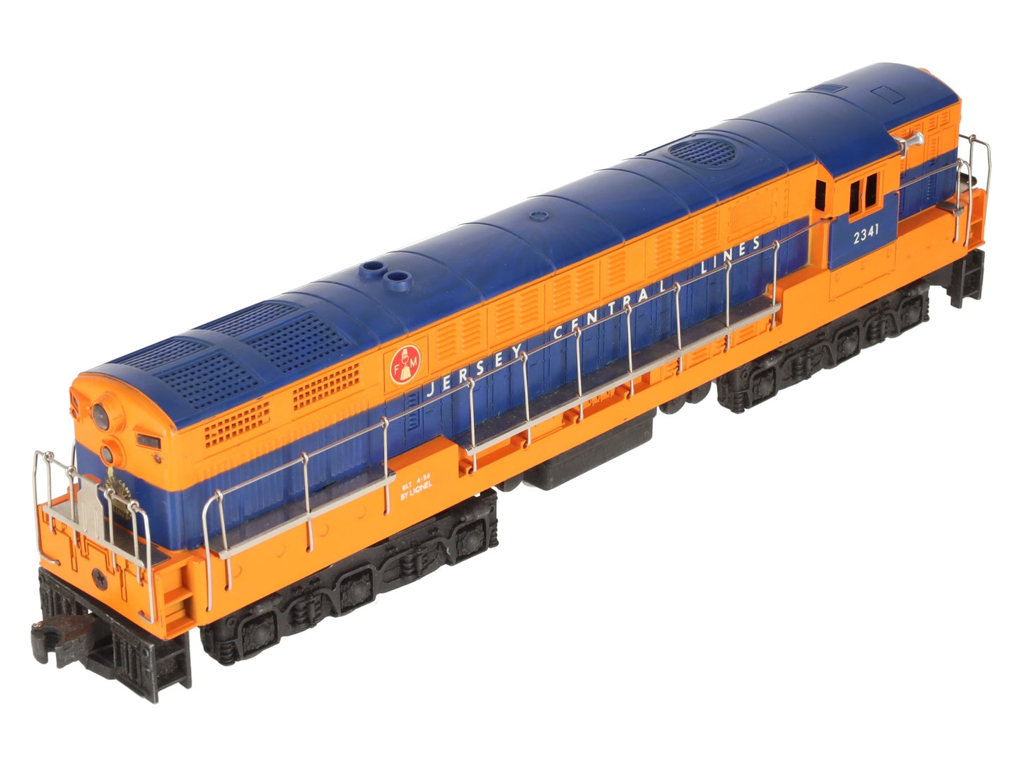Lionel 2341 Vintage O Jersey Central Trainmaster Diesel Locomotive-Glossy Orange VG/Box