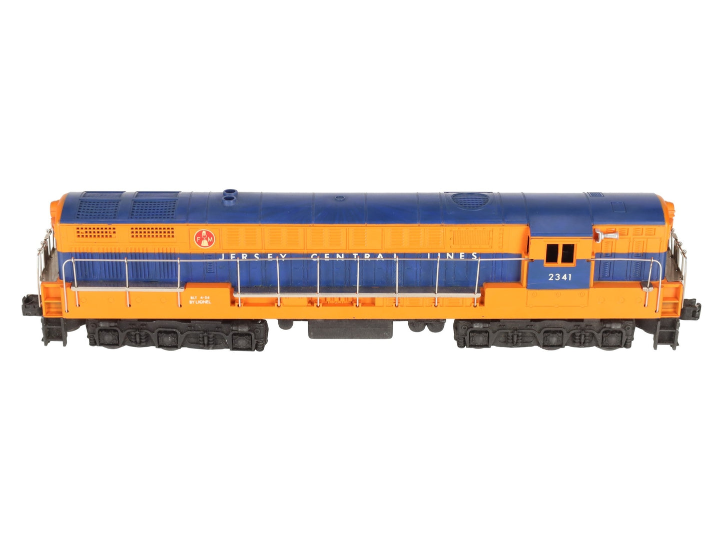 Lionel 2341 Vintage O Jersey Central Trainmaster Diesel Locomotive-Glossy Orange VG/Box