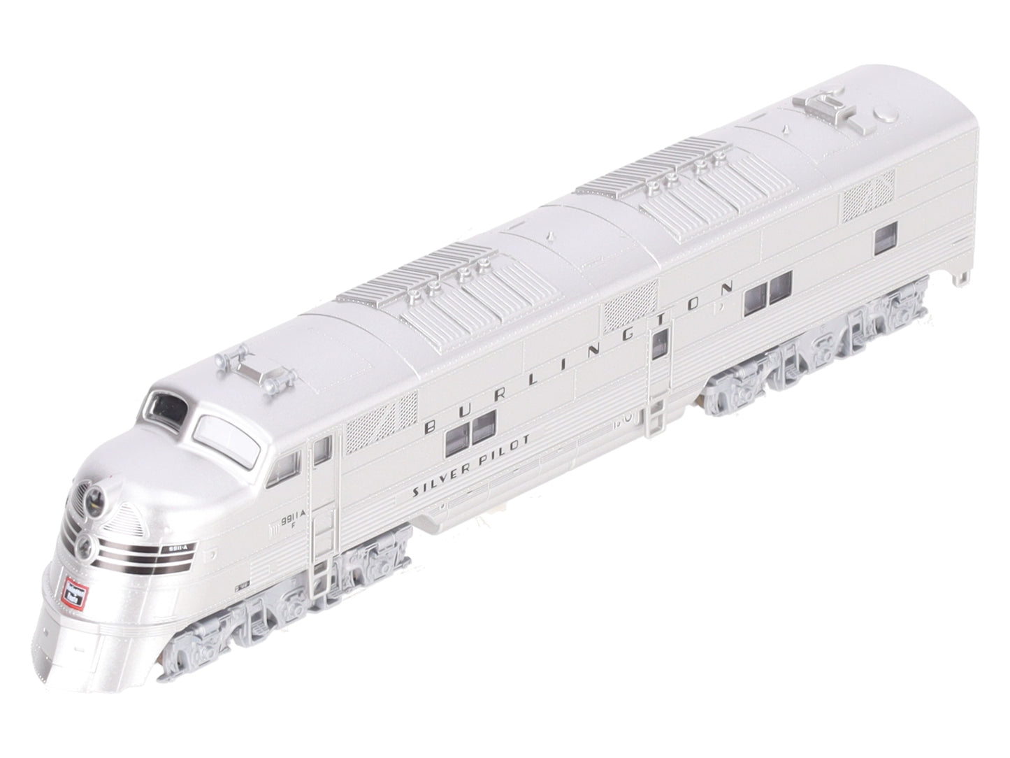 Kato 176-5402 N Scale CB&Q "Silver Pilot" E5A Diesel Locomotive #9911A EX/Box