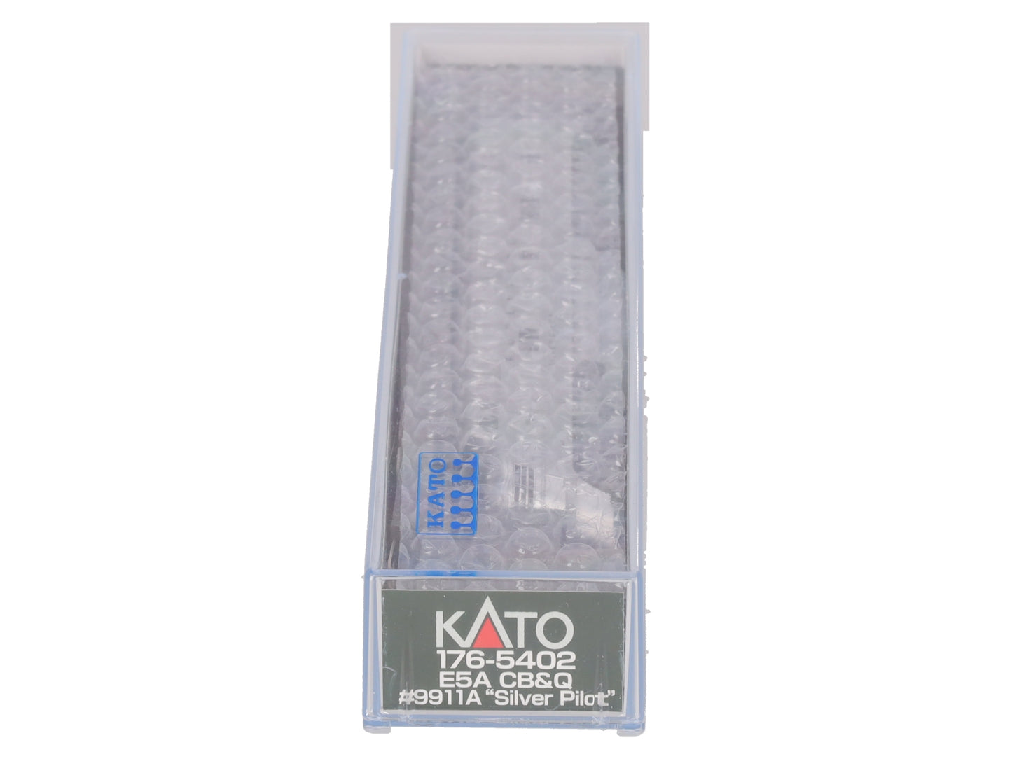 Kato 176-5402 N Scale CB&Q "Silver Pilot" E5A Diesel Locomotive #9911A EX/Box