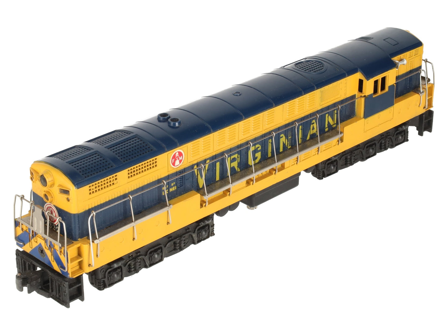 Lionel 2322 Vintage O Virginian Blue & Yellow FM Trainmaster VG/Box