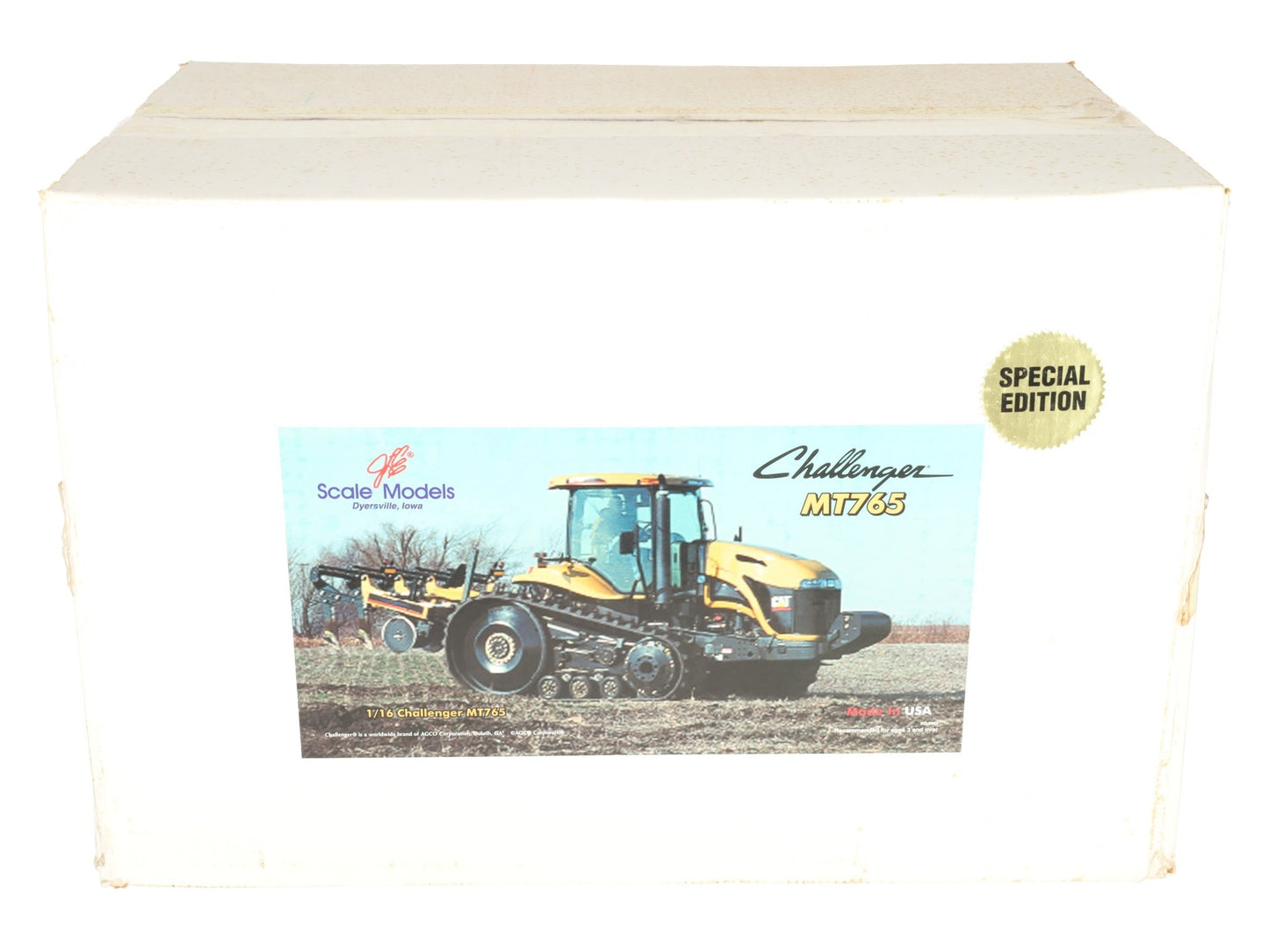Ertl KD-2353 1:16 Scale Diecast Caterpillar Challenger MT765 Diecast Tractor EX/Box