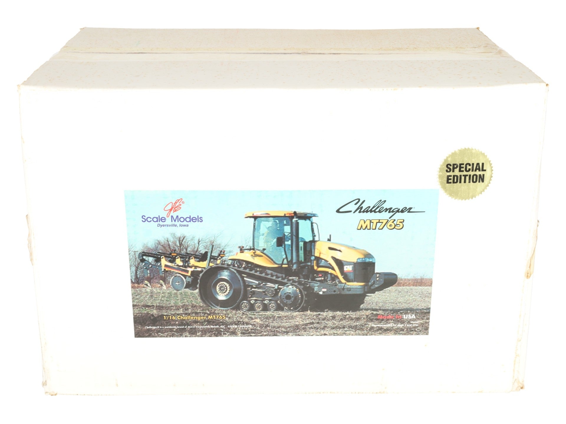 Ertl KD-2353 1:16 Scale Diecast Caterpillar Challenger MT765 Diecast Tractor EX/Box