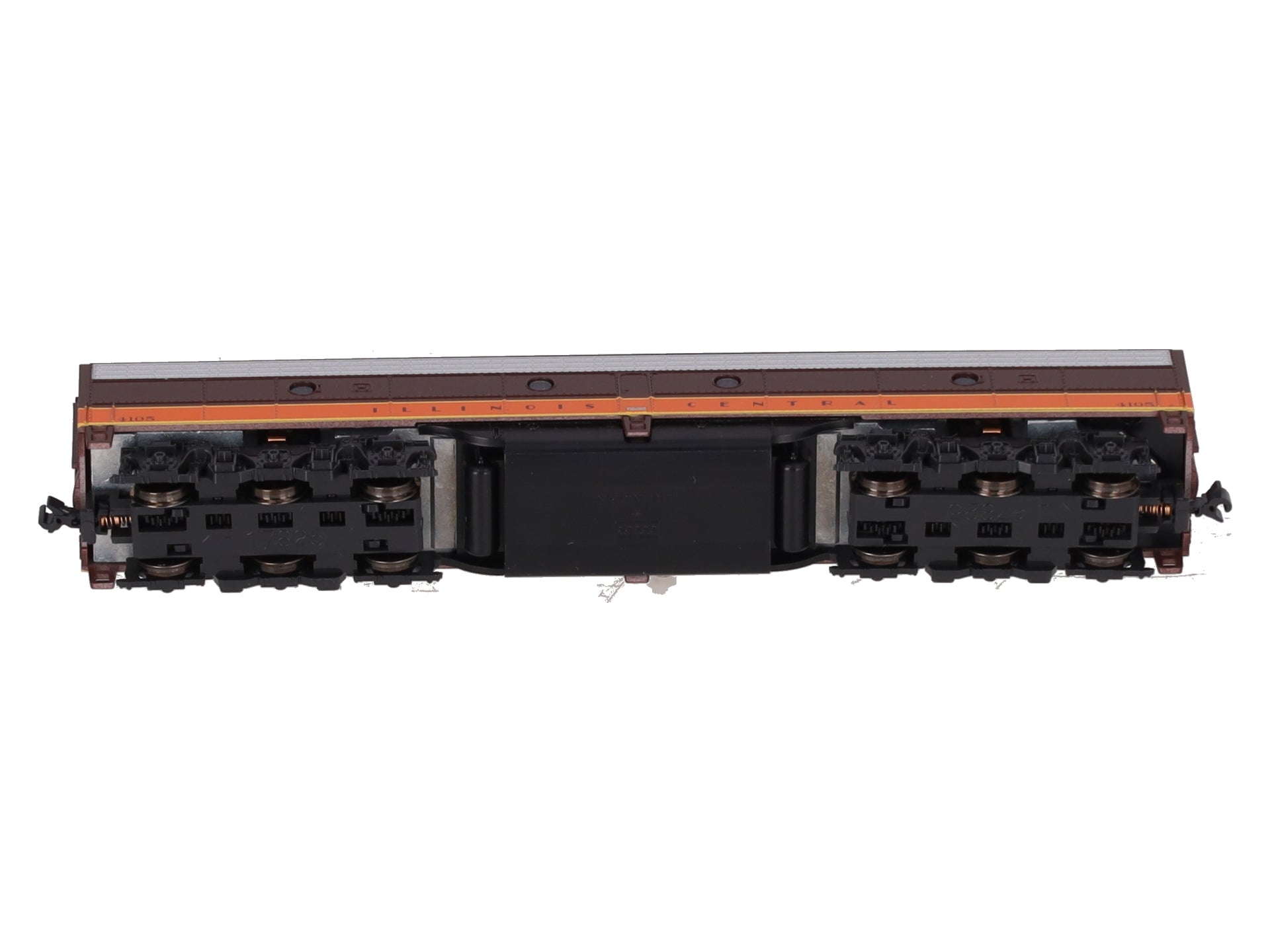 Kato 176-5364 N Illinois Central E8 Diesel Locomotive B-Unit #4105 w/ DCC LN/Box