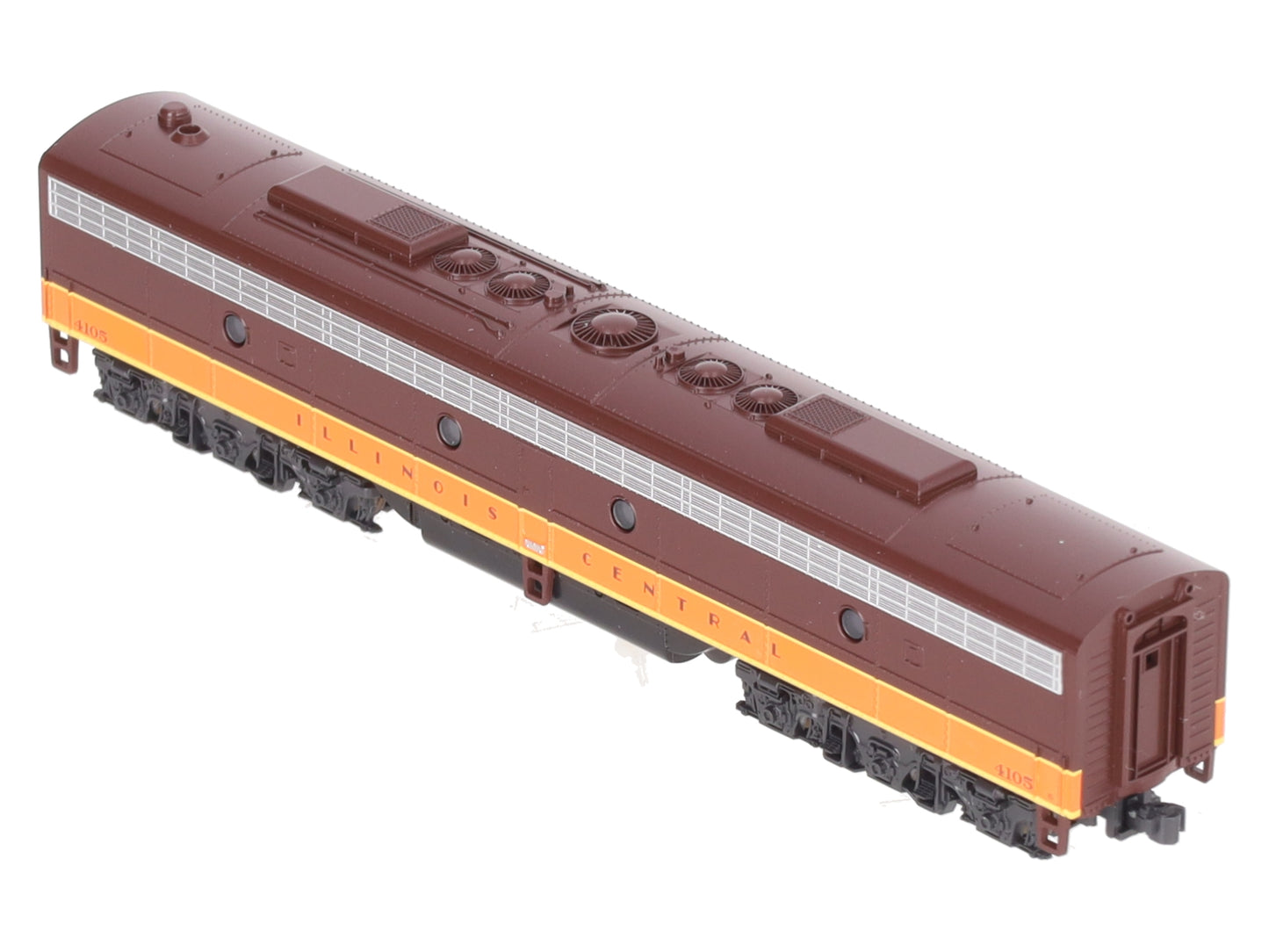 Kato 176-5364 N Illinois Central E8 Diesel Locomotive B-Unit #4105 w/ DCC LN/Box