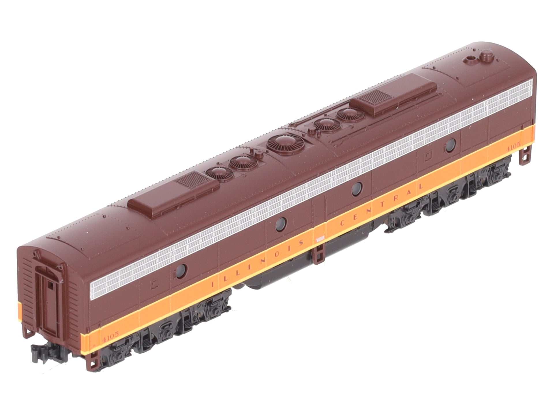 Kato 176-5364 N Illinois Central E8 Diesel Locomotive B-Unit #4105 w/ DCC LN/Box