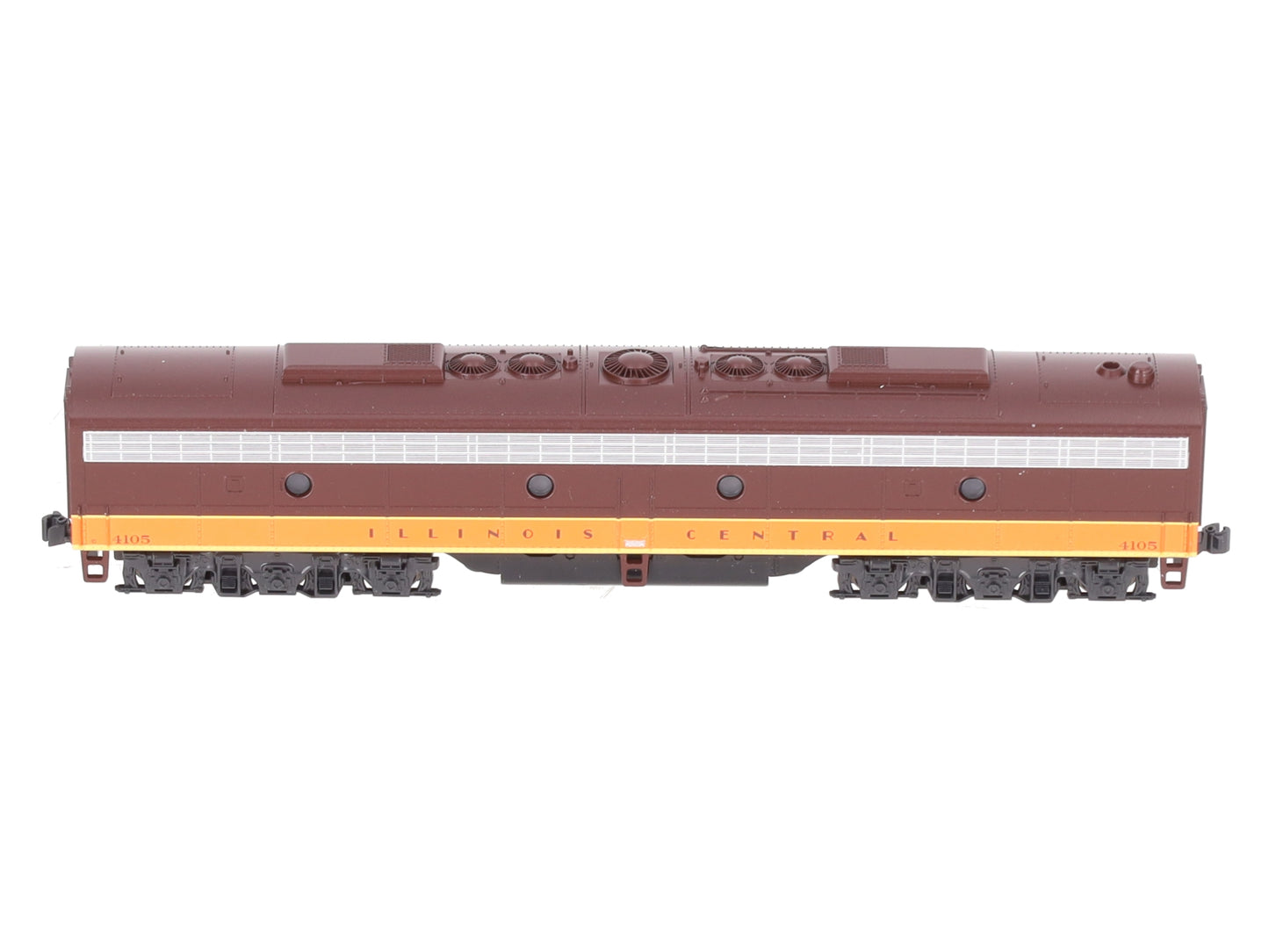 Kato 176-5364 N Illinois Central E8 Diesel Locomotive B-Unit #4105 w/ DCC LN/Box