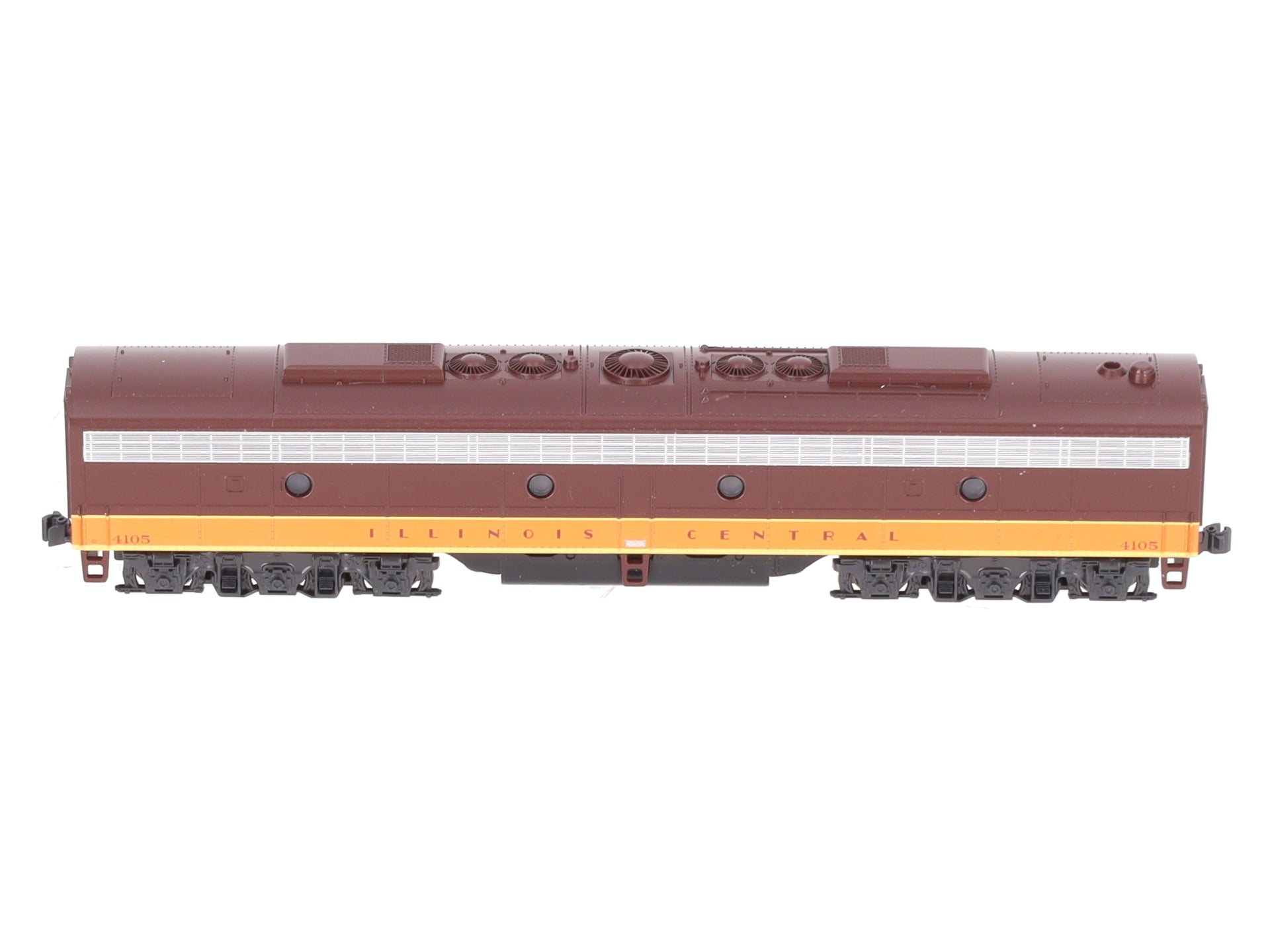 Kato 176-5364 N Illinois Central E8 Diesel Locomotive B-Unit #4105 w/ DCC LN/Box