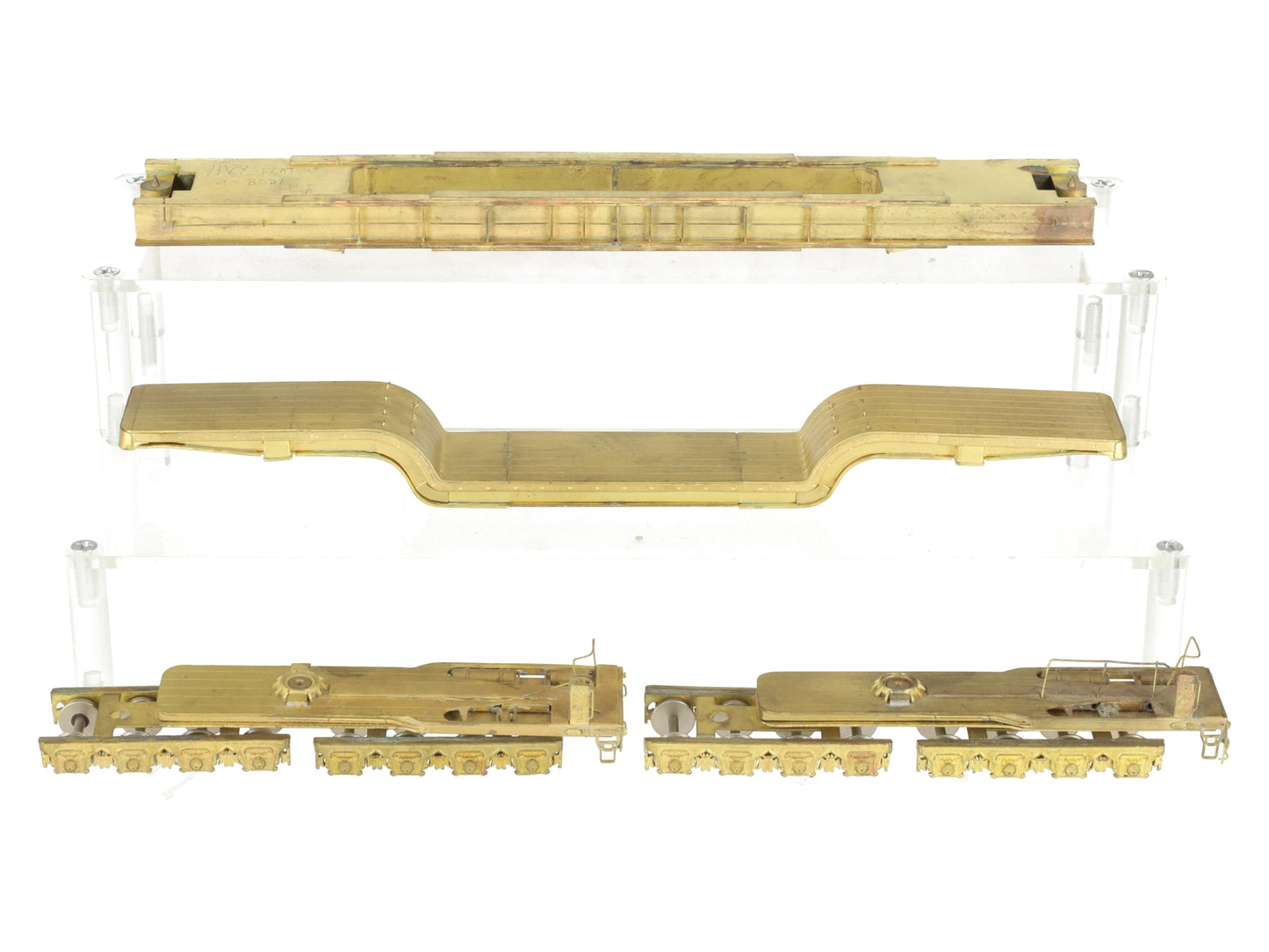 HO BRASS Depressed Center Flatcar- Unpainted VG
