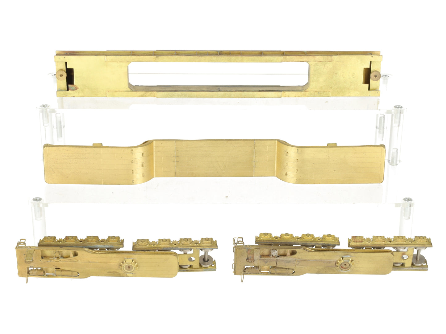 HO BRASS Depressed Center Flatcar- Unpainted VG