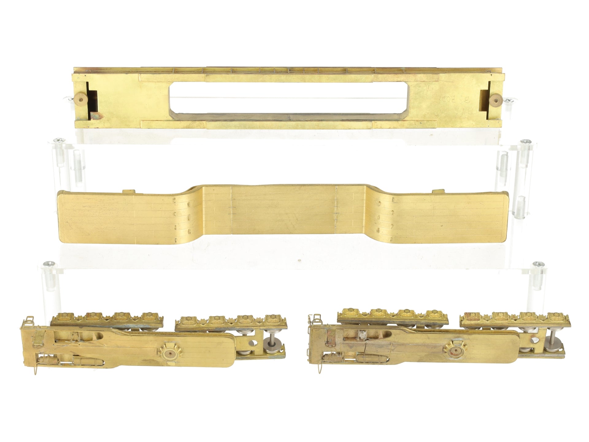 HO BRASS Depressed Center Flatcar- Unpainted VG