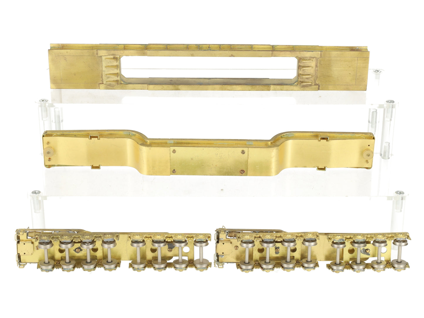 HO BRASS Depressed Center Flatcar- Unpainted VG